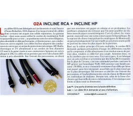 Câbles HP O2A Incline